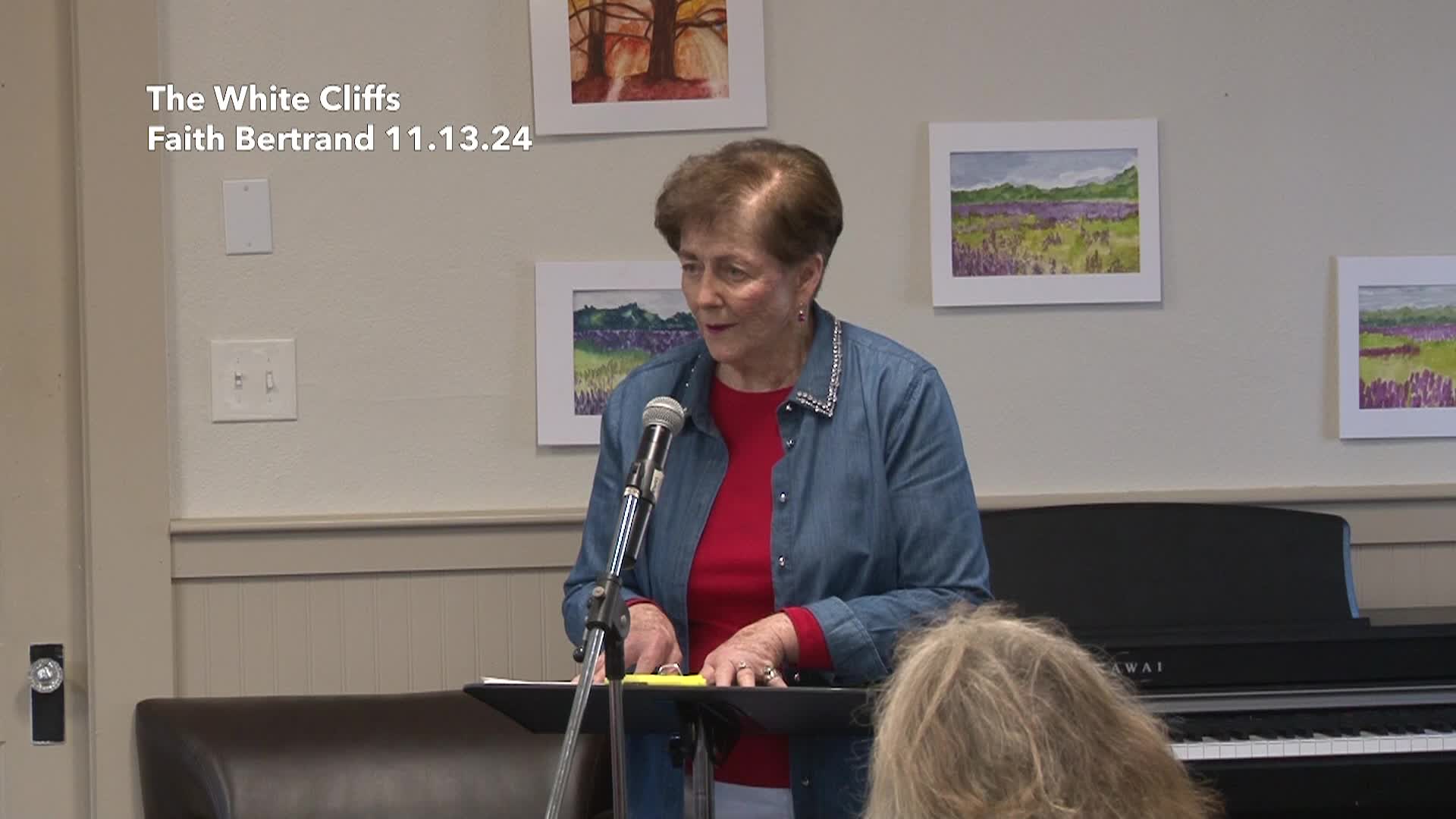 Faith Bertrand Presents The White Cliffs Reading 11.13.24