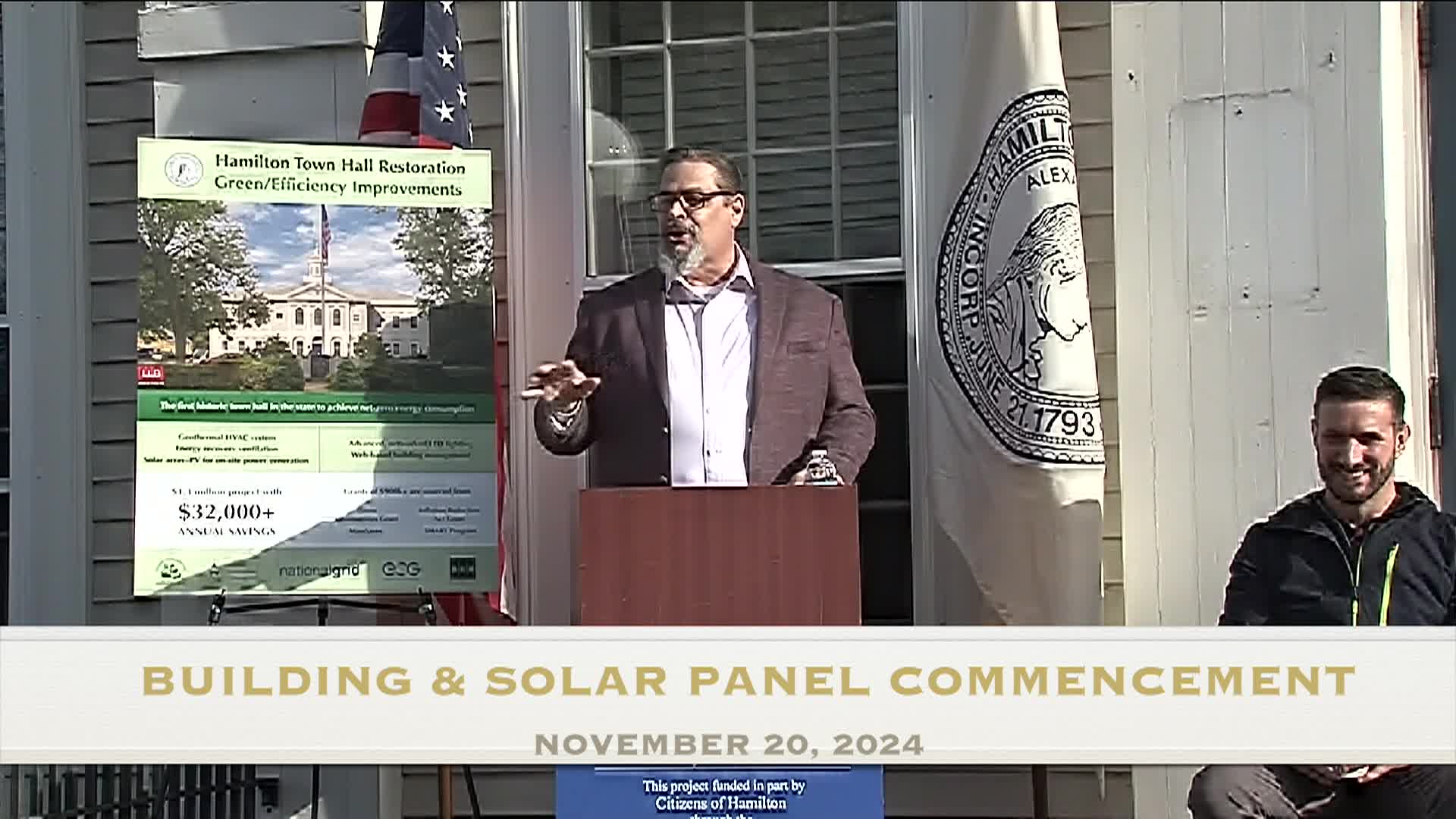 Hamilton Building & Solar Panel Commencement 11.20.24